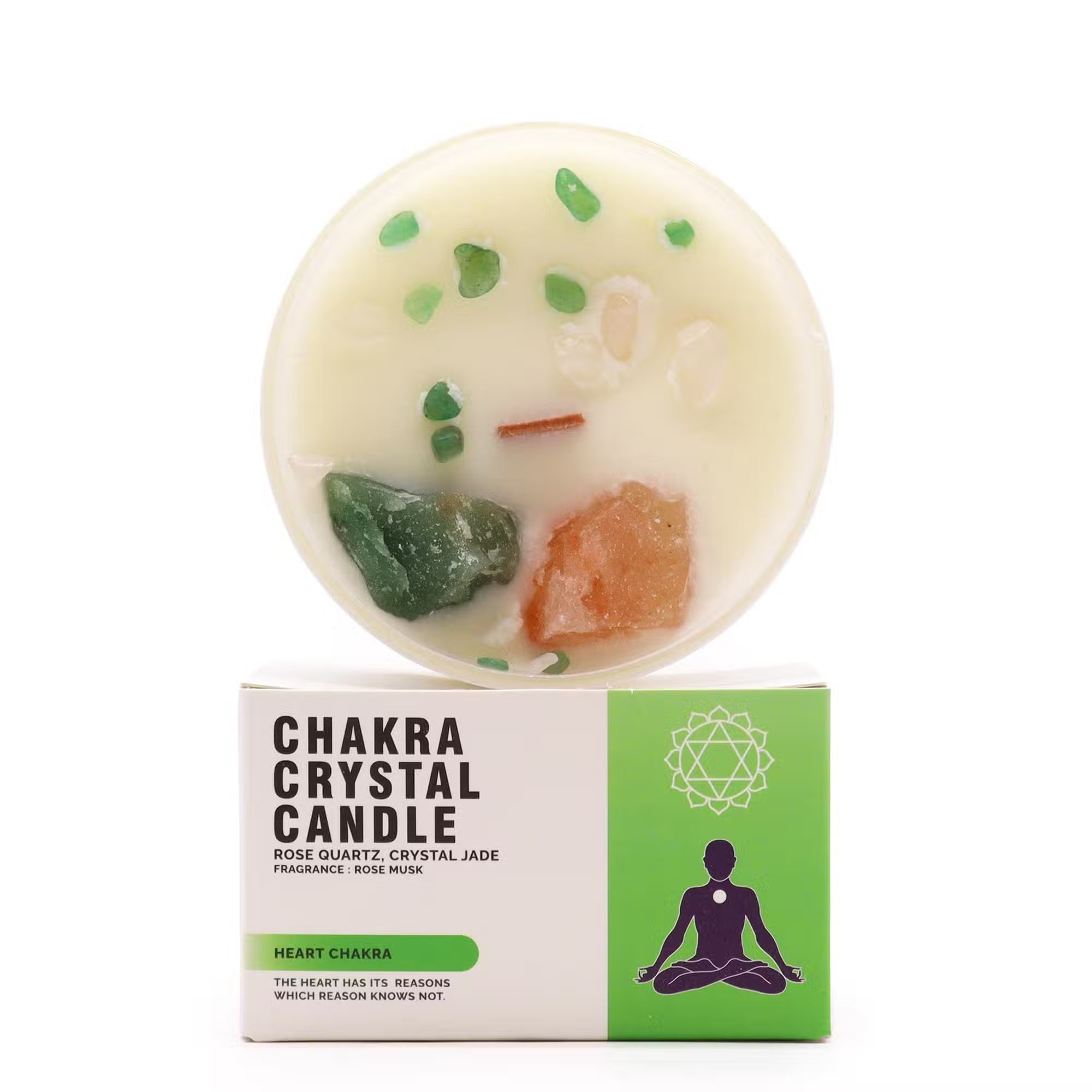 Chakra Crystal Candles - 7 varieties