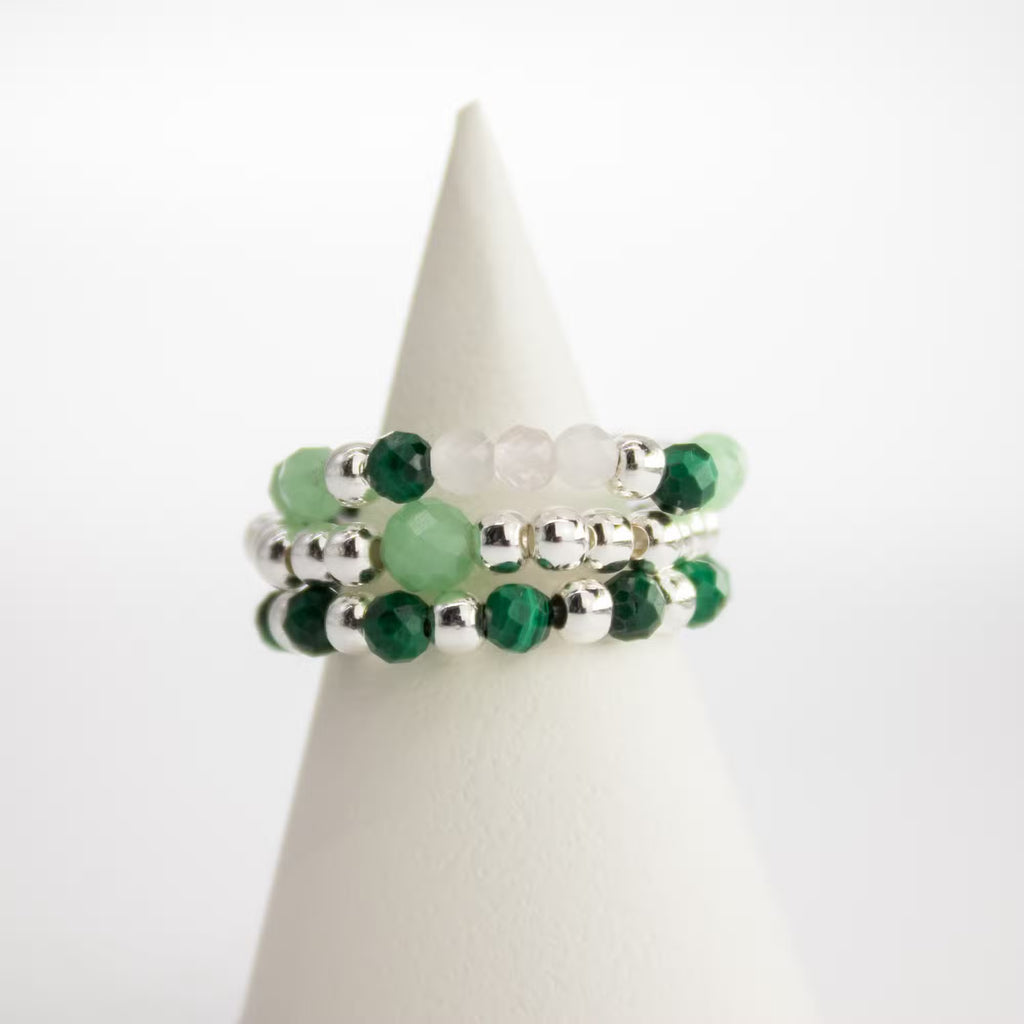 Nymph Spirit Gemstone Ring Set