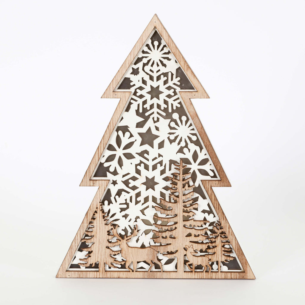 LED Wooden Christmas tree