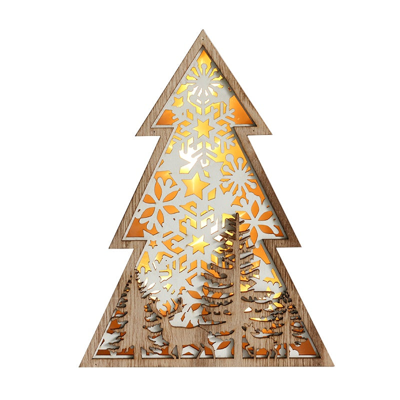 LED Wooden Christmas tree