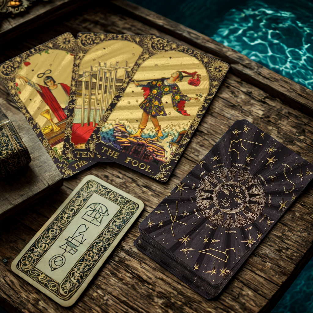 Gold Foil Tarot - Let the Magic Begin - Gift Box