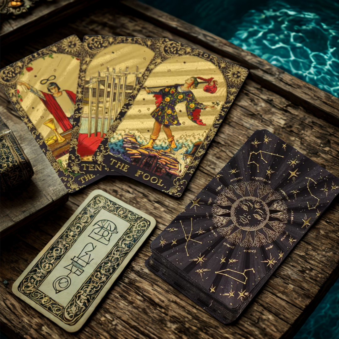 Gold Foil Tarot - Let the Magic Begin - Gift Box
