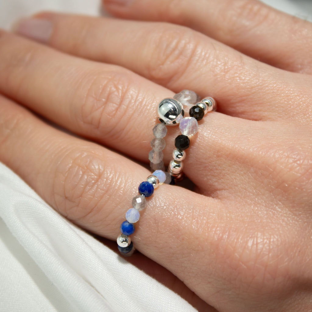 Nymph Spirit Gemstone Ring Set