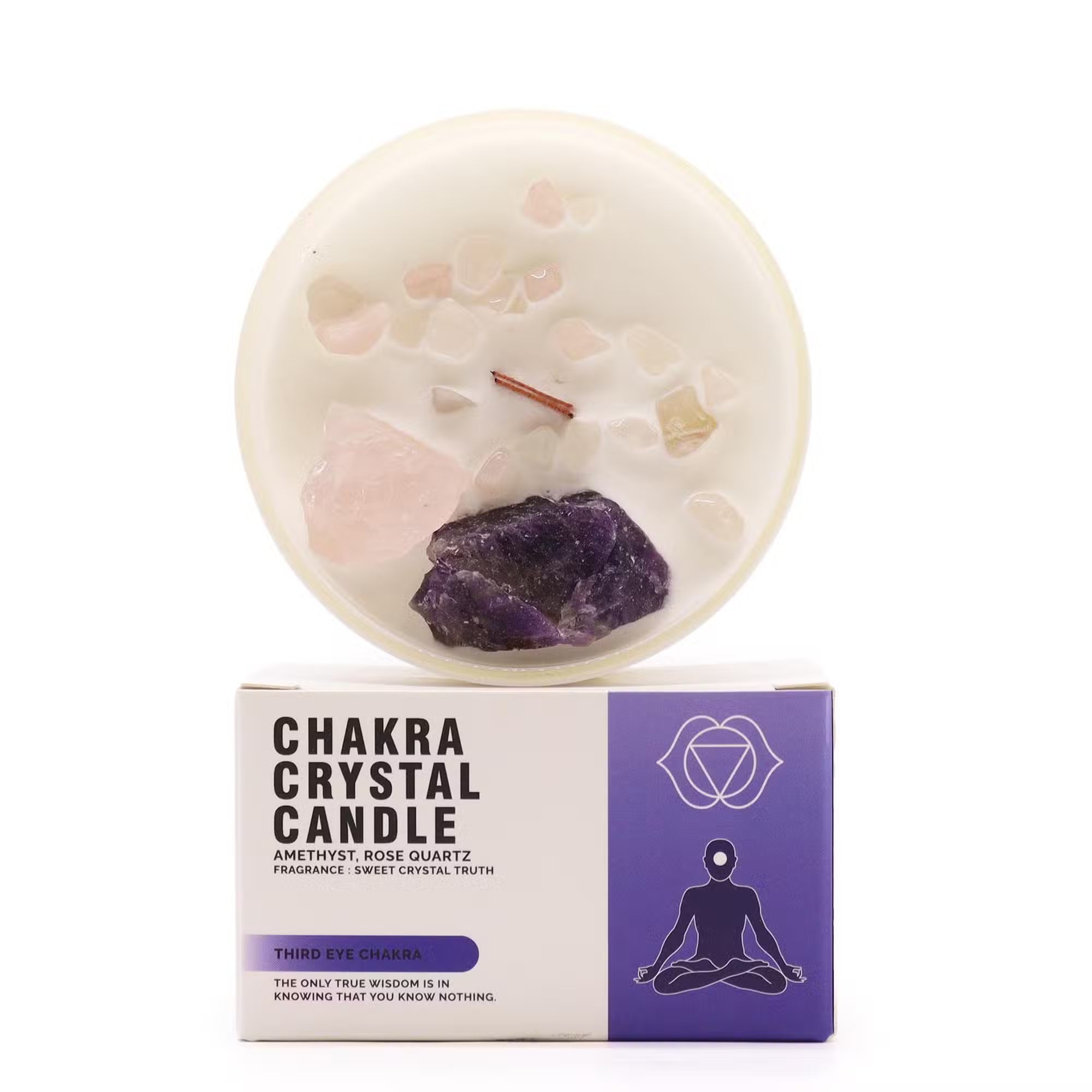 Chakra Crystal Candles - 7 varieties