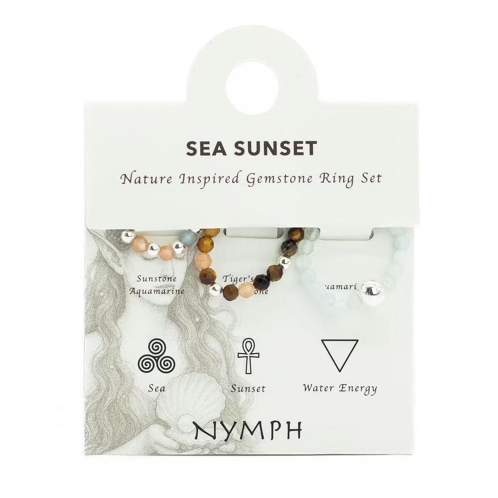 Nymph Spirit Gemstone Ring Set