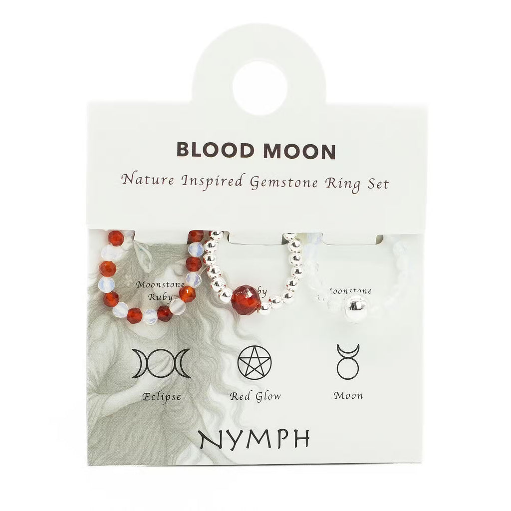 Nymph Spirit Gemstone Ring Set