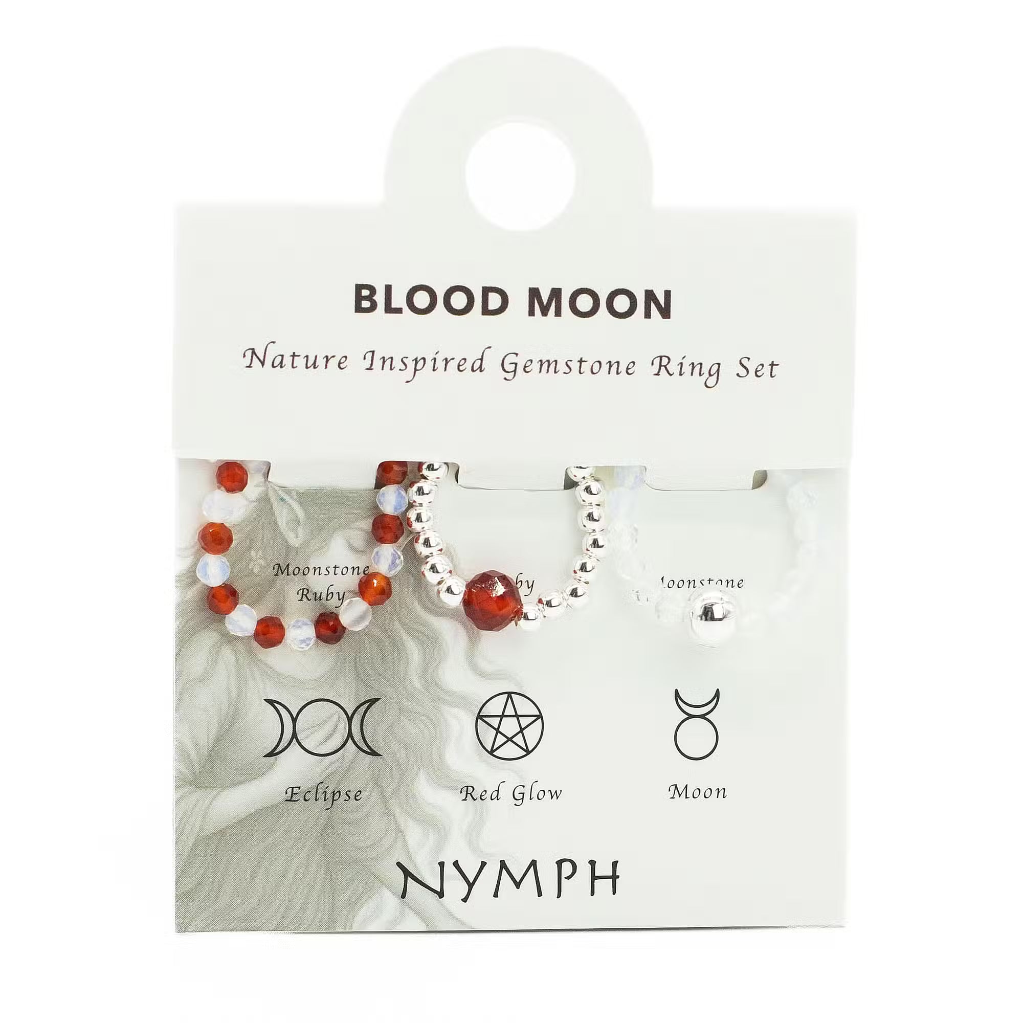 Nymph Spirit Gemstone Ring Set